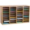 Adiroffice Medium Oak, MDF Wood, 11.8 in W, 23.9 in L, 39.3 in D ADI500-36-MEO-MK - alternate 1